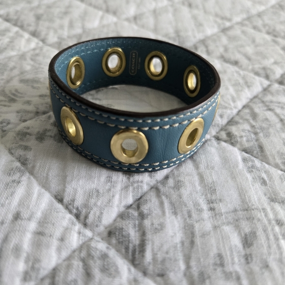 Coach Jewelry - Coach Teal and Gold Women's Bracelet